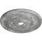 Ekena Millwork Jefferson Medallion (Canopies up to 5"), 26 1/2"OD x 3 5/8"ID x 1 1/2"P, Ultra Pure White Crackle CM26JEUWC - alternate 4